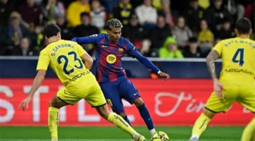 مواجهة قوية.. لامين يامال يقود برشلونة لانتصار على فياريال وصدارة الدوري الإسباني